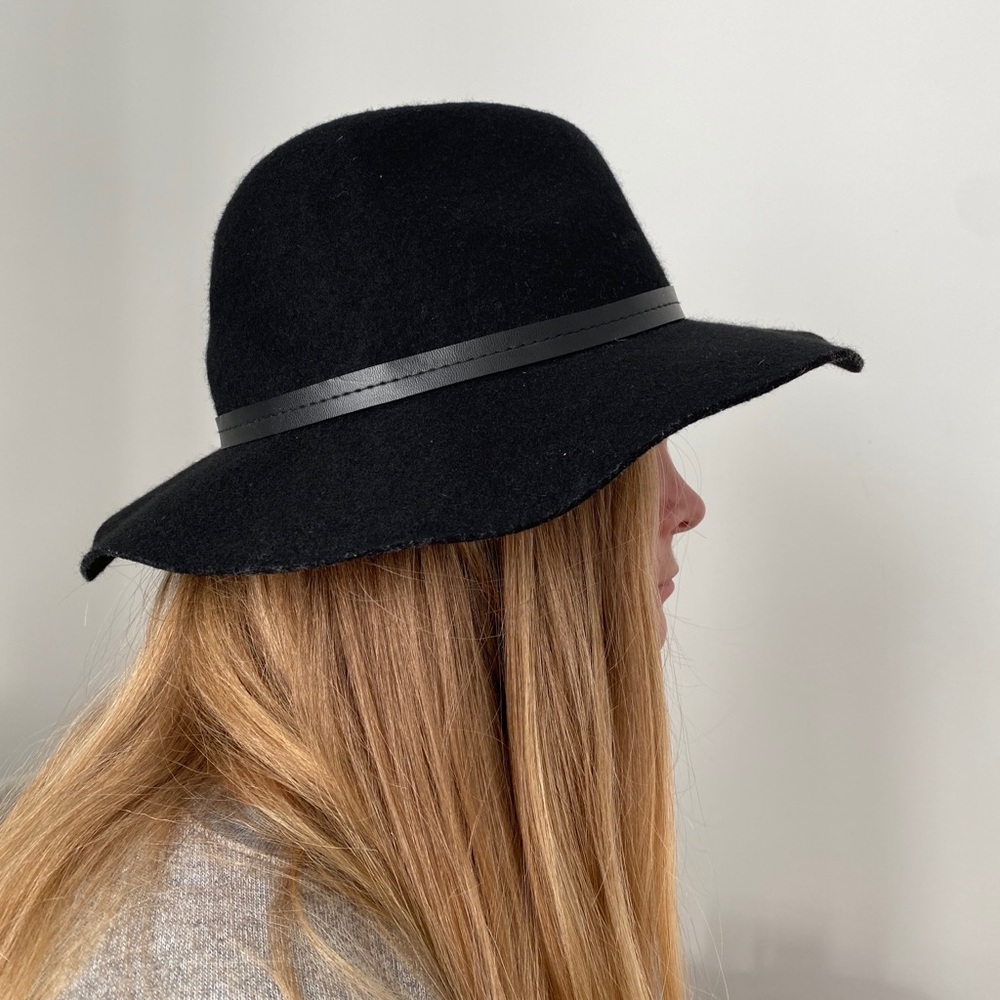 Ecote black Scout Panama Hat (100% wool)